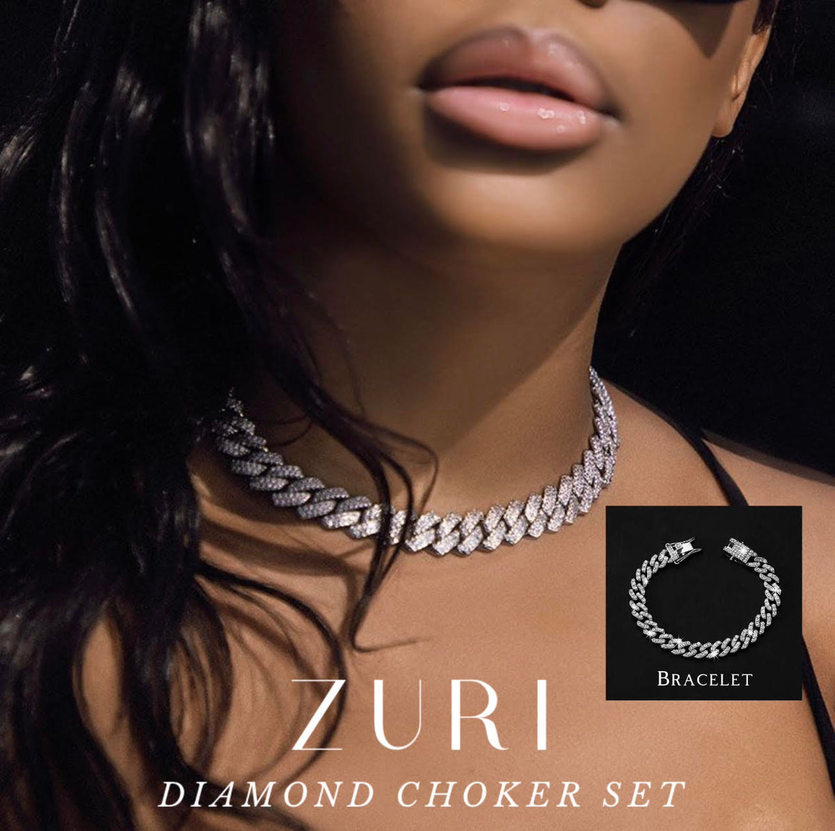 Zuri Diamond Choker Set